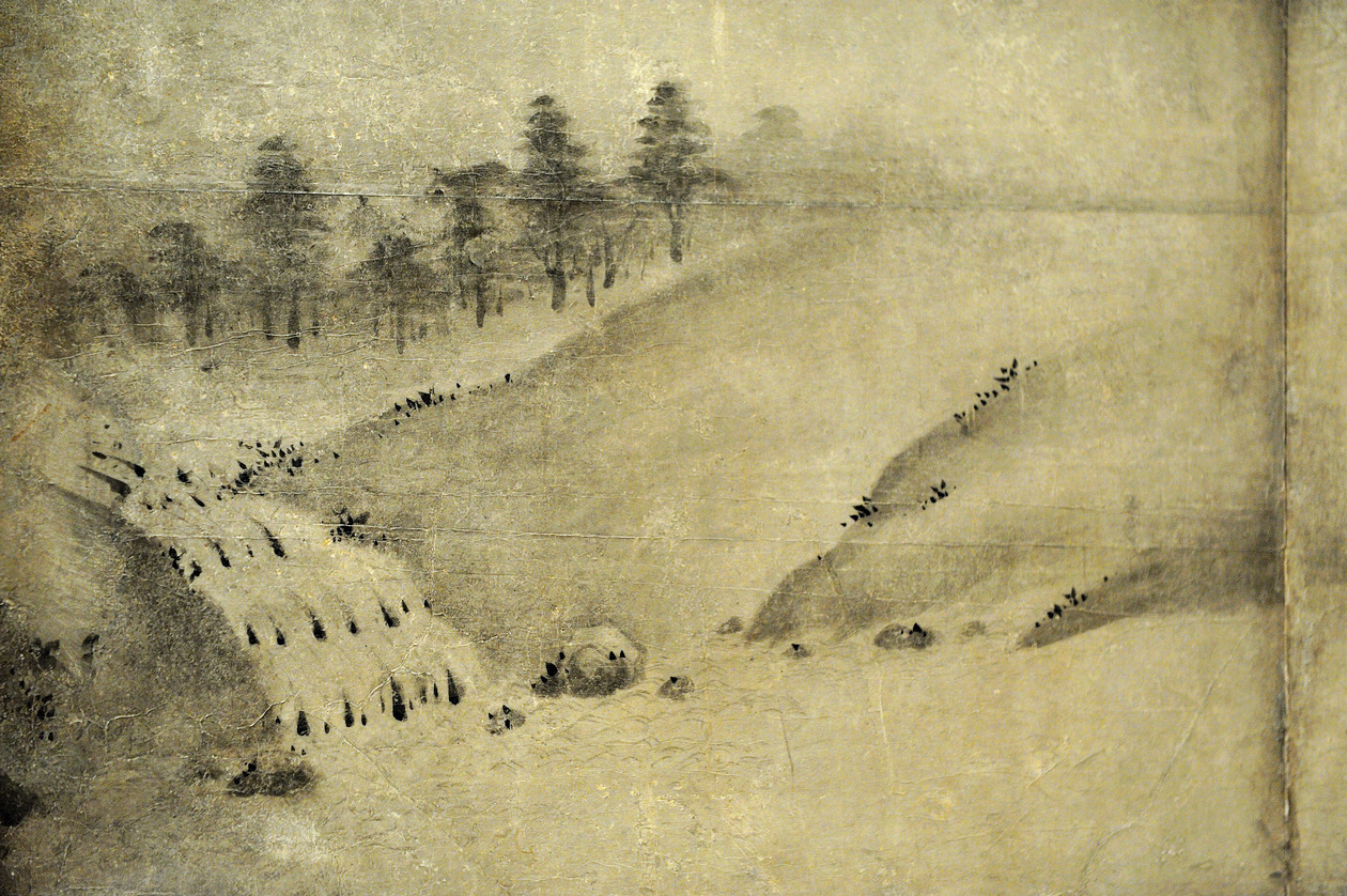 日本画家浮世绘一帆风顺风景画,日本画家张大千