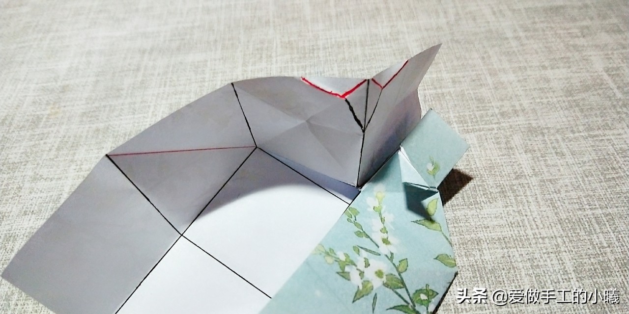 怎么叠蝴蝶信封折纸,家里怎么做蝴蝶信封