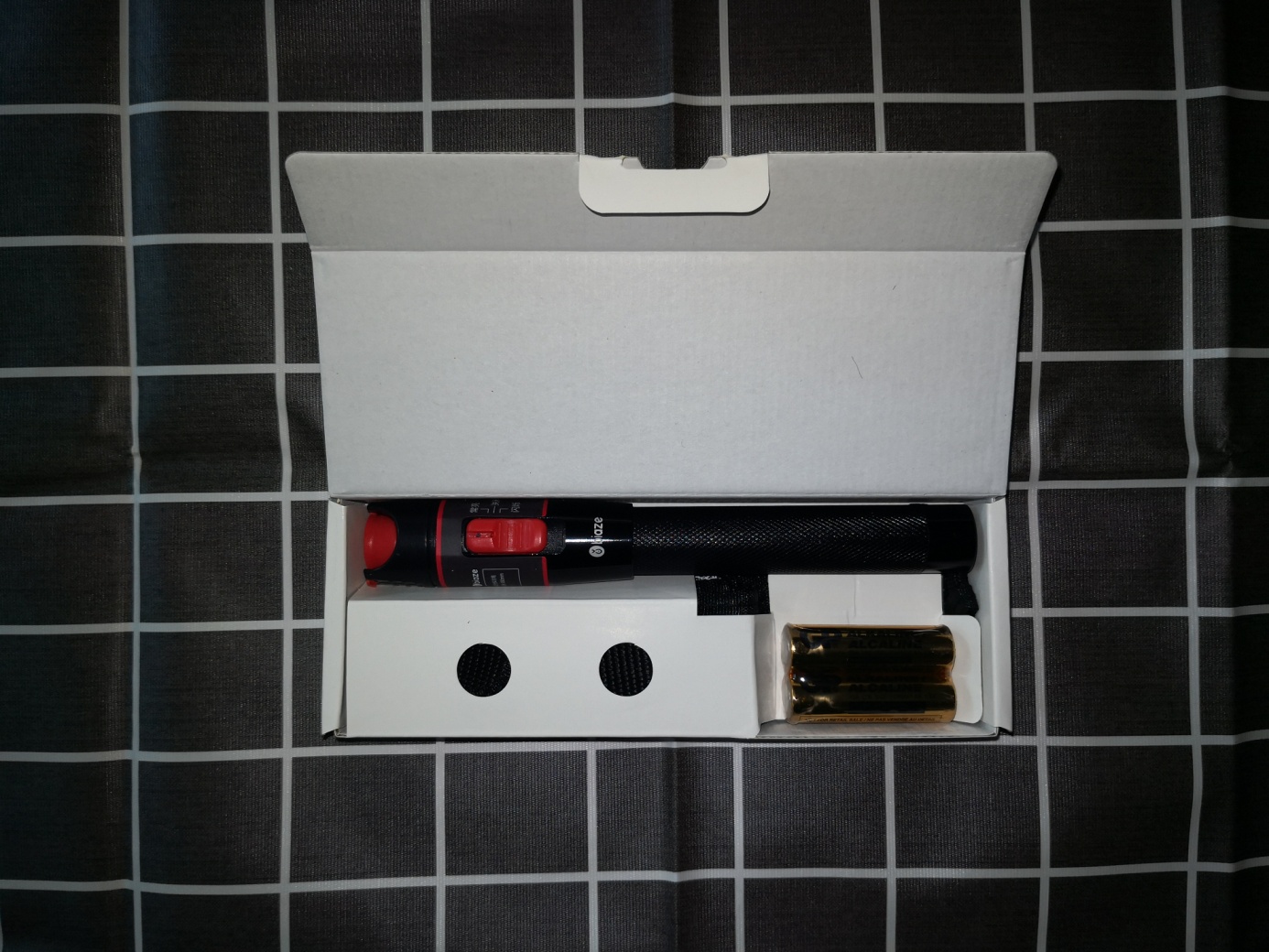 看到红点，线路通畅-毕亚兹光纤探测器评测