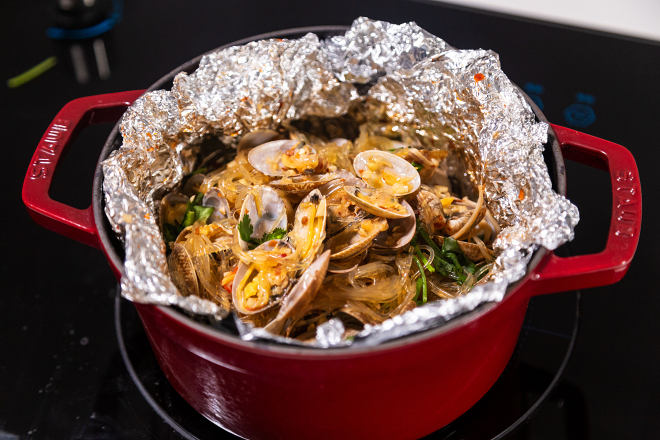 花甲米线家常做法没有锡纸,怎样在家做花甲米线