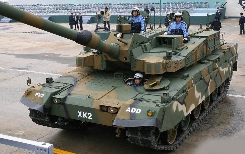 “韩国骄傲”K2坦克采用垂直炮塔设计,还可以抵御穿甲弹的袭击