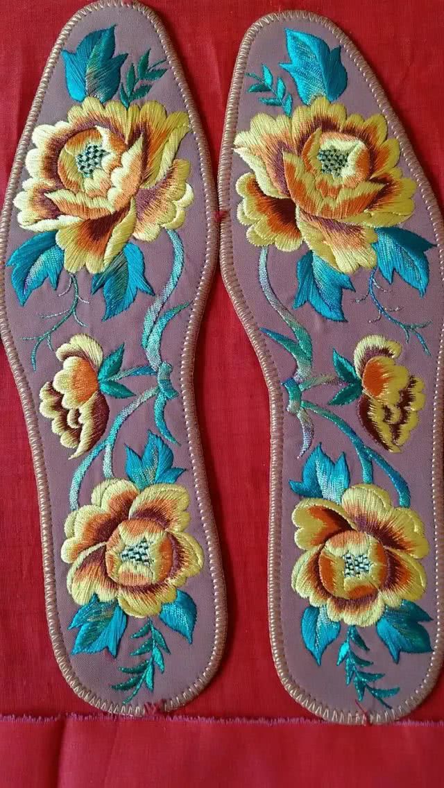 鞋垫图案360种大图超简单,最简单的十字绣鞋垫子图案