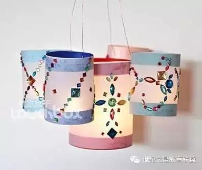 春节大红灯笼手工制作方法,用废旧材料做春节手工灯笼