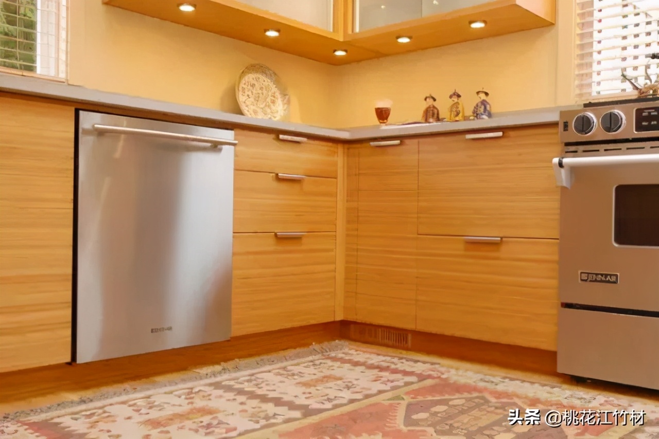 厨房怎么做好看耐用,竹木纤维板厨房装修效果图