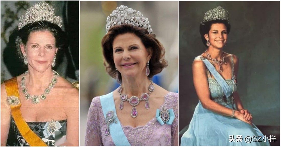 欧洲各国王室珠宝富贵逼人,瑞典王室丹麦王室珠宝