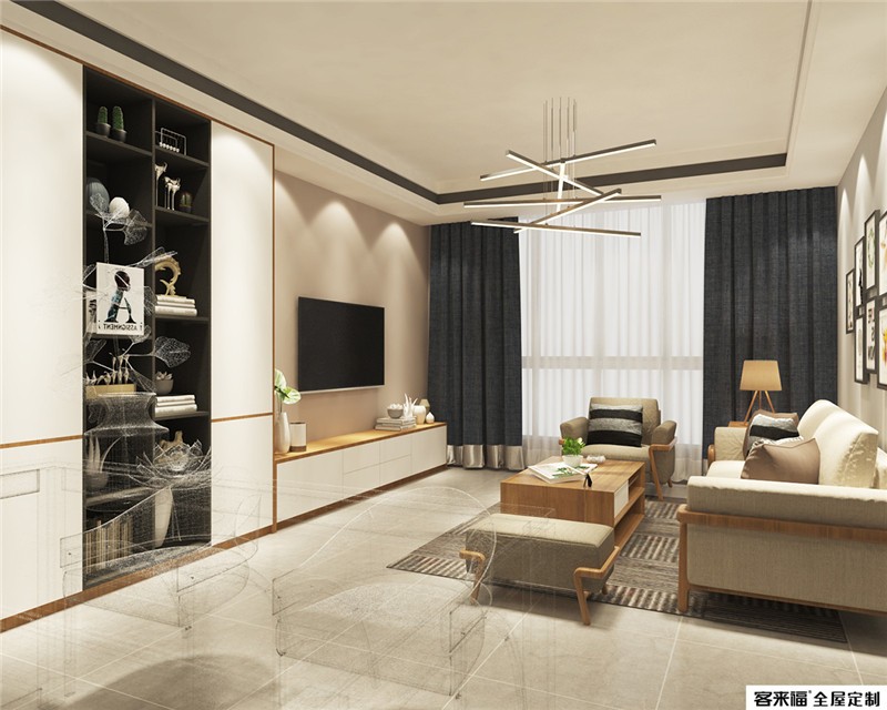 客来福全屋定制衣柜多少钱一平方,客来福欧松板衣柜多少钱一平方