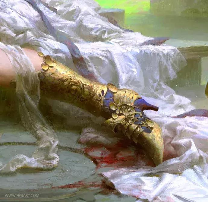 他的手绘原画太牛了，笔下美*欲人**欲飘仙，色调与笔感美煞无数网友