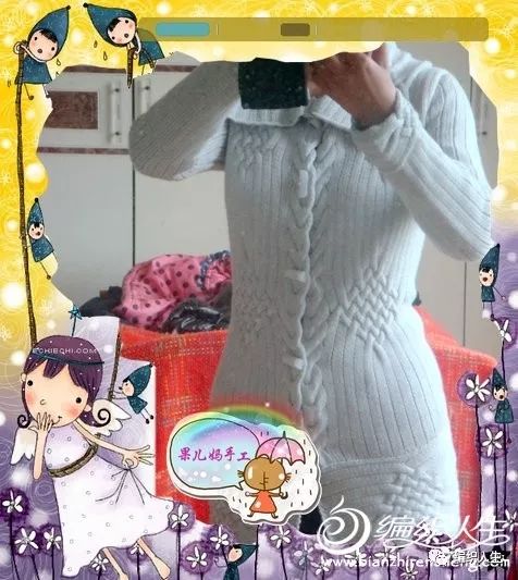 1-2岁从上往下开衫毛衣翻领教程,小翻领宝宝开衫毛衣领子怎么织