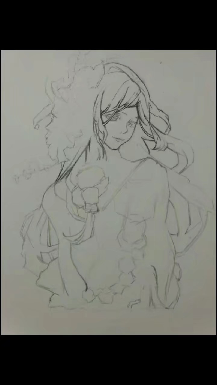 画二次元动漫少女小舞,二次元怎么画超萌女生