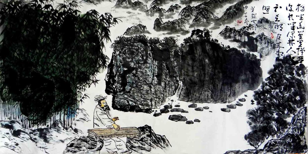 深度解析王维竹里馆,有关王维竹里馆的图片