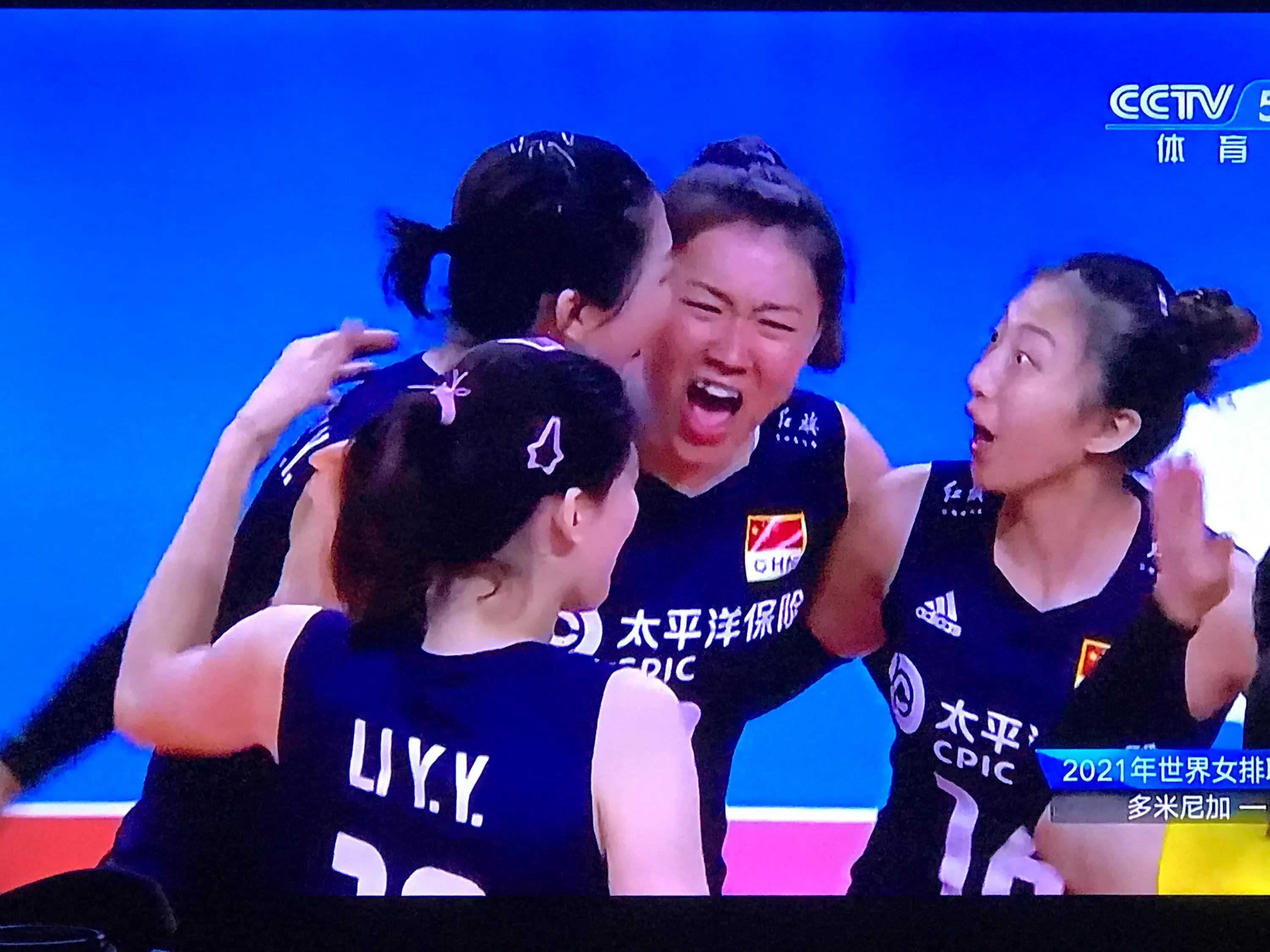 #世界女排联赛#中国女排vs多米尼加女排3:1