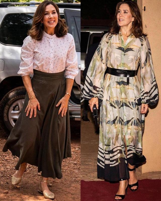 丹麦王妃玛丽穿针织衫图片,丹麦王储妃穿搭