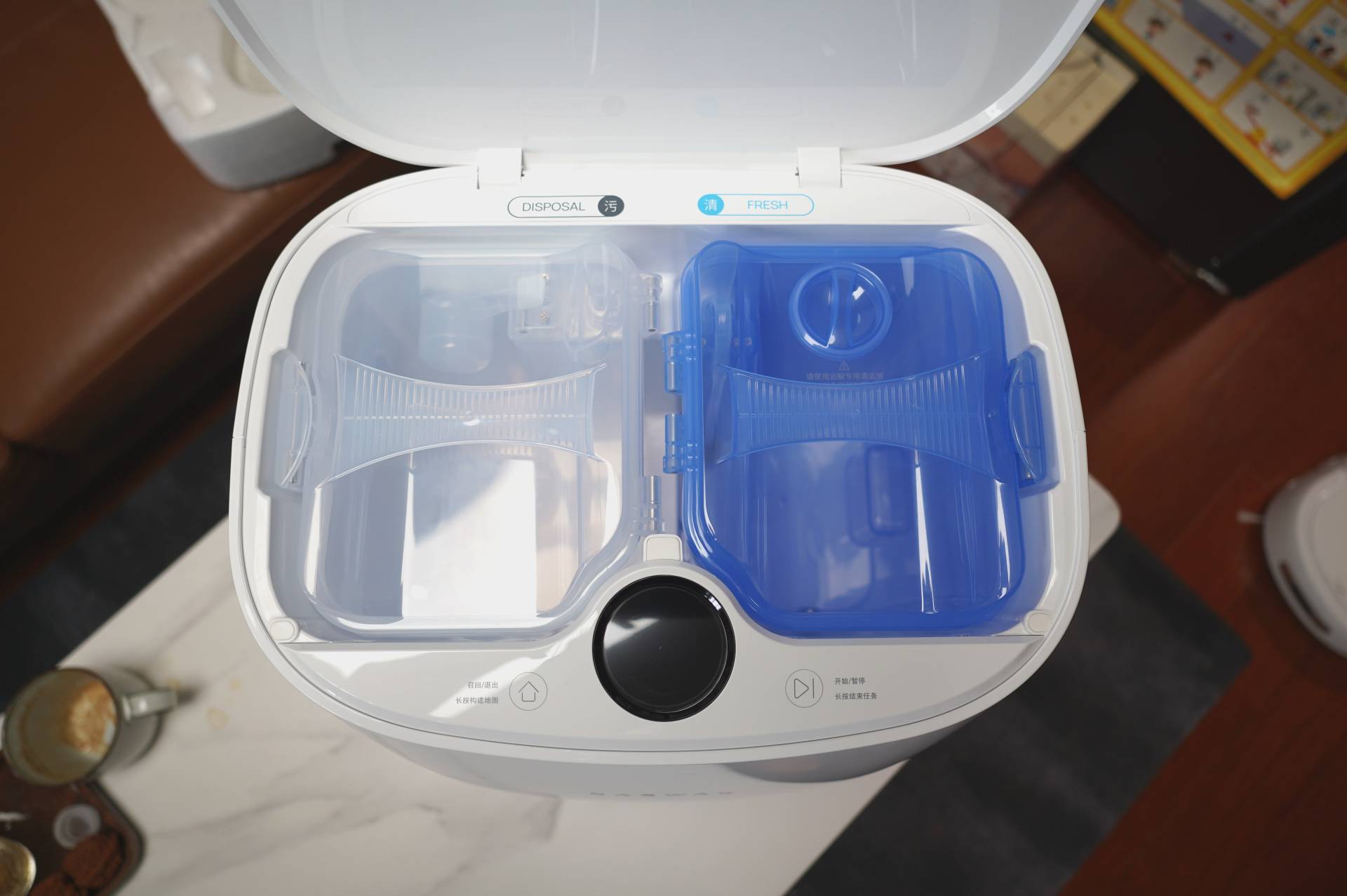 拖地扫地一体机如何自动清洗,扫地拖地机器人自动清洗