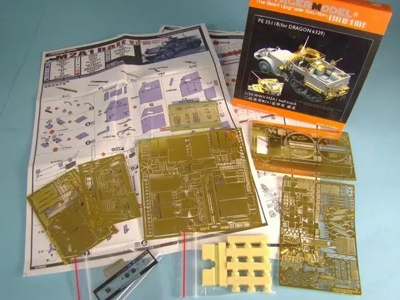 扎古蚀刻片安装,扎古蚀刻片