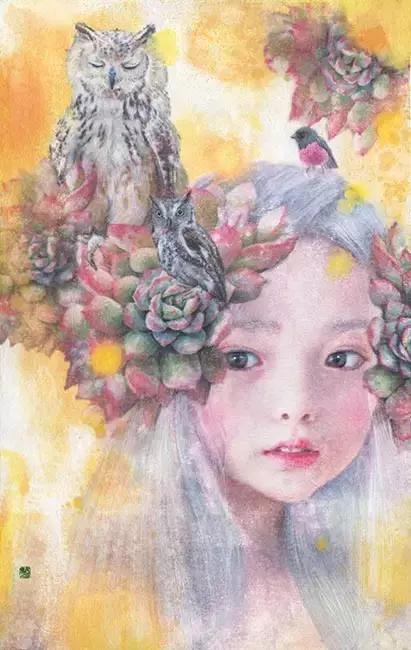 韩国多肉女孩,用绘画治愈无数人!