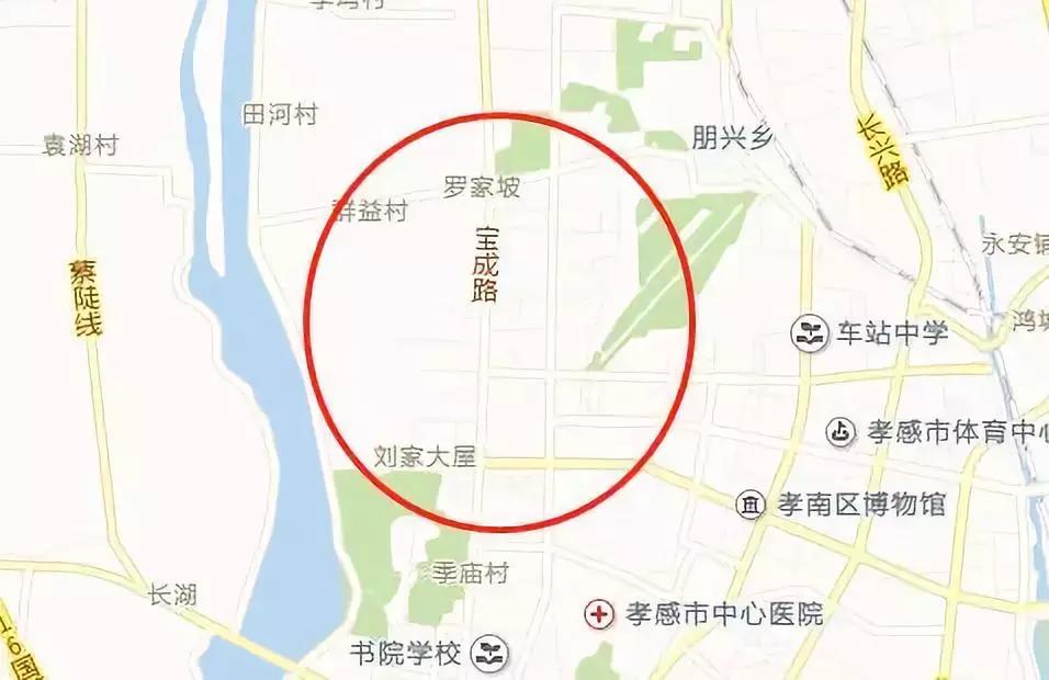 孝感中心城市在哪,孝感未来市中心