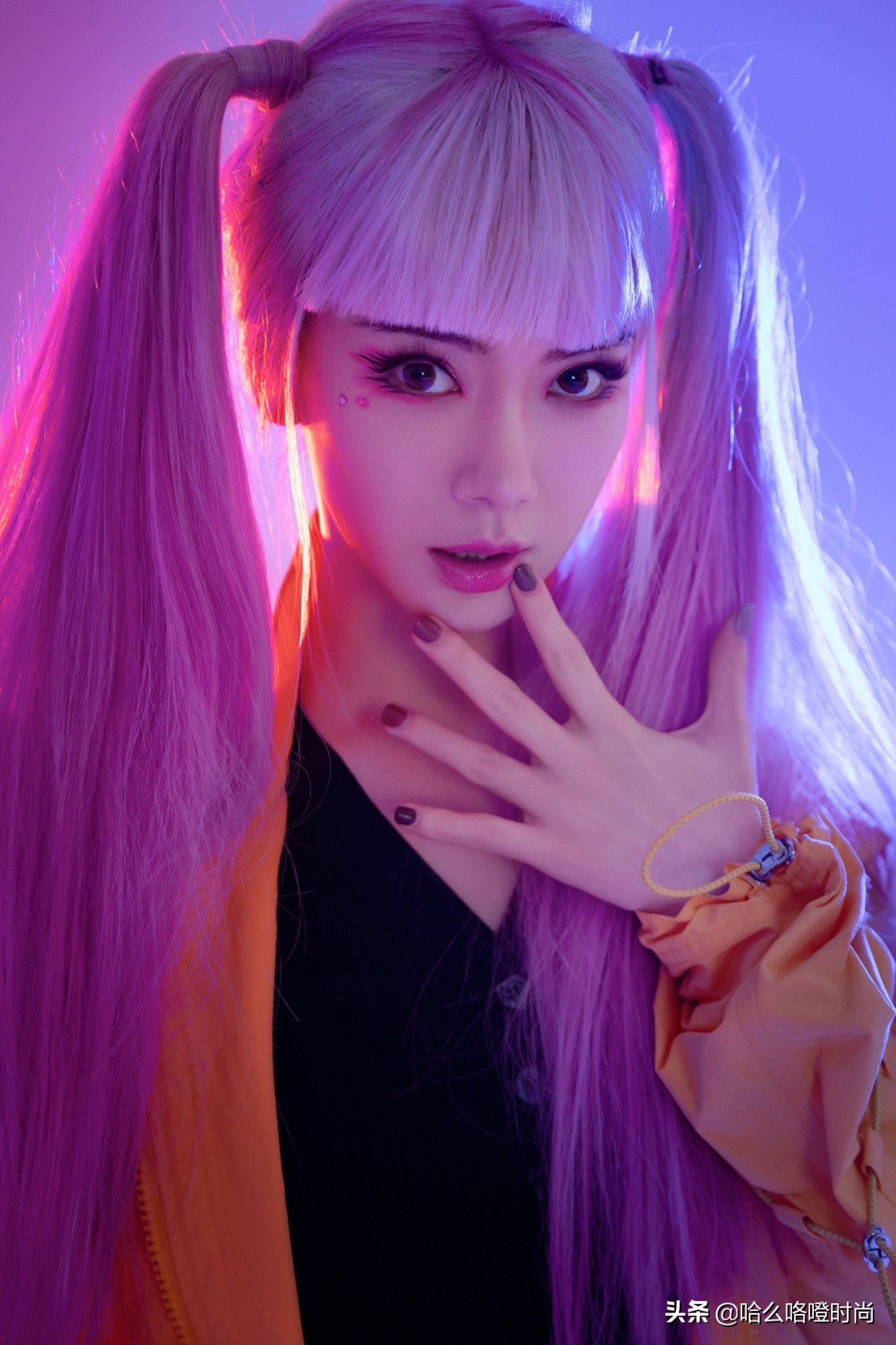 戚薇cos孙尚香恋人,戚薇粉色双马尾cos孙尚香上线