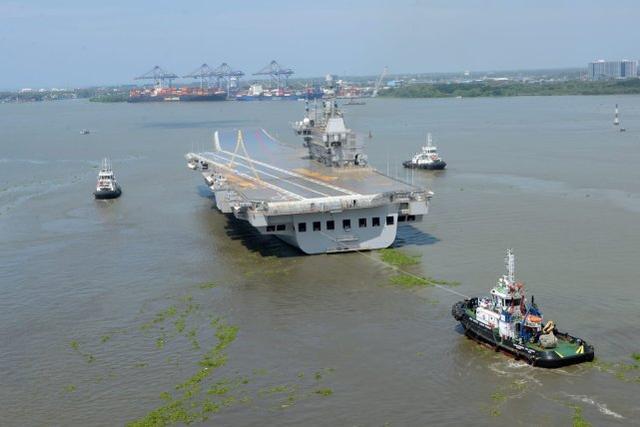 印度航母首次海试,印度国产航母海试视频