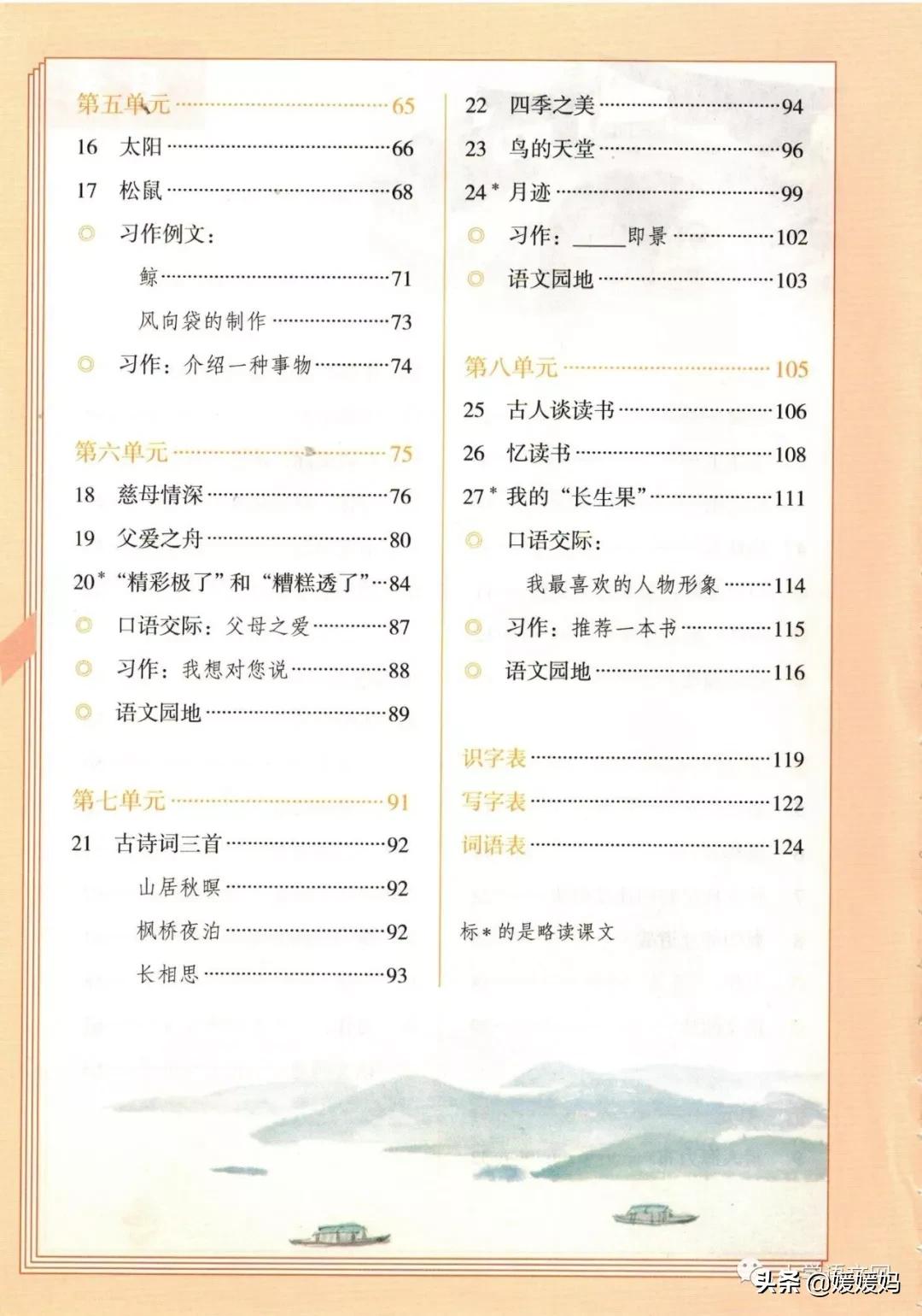 2020秋季五年级语文电子书,2020年五年级上册语文期中测试卷