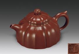 紫砂壶描金方壶,紫砂壶艺术感