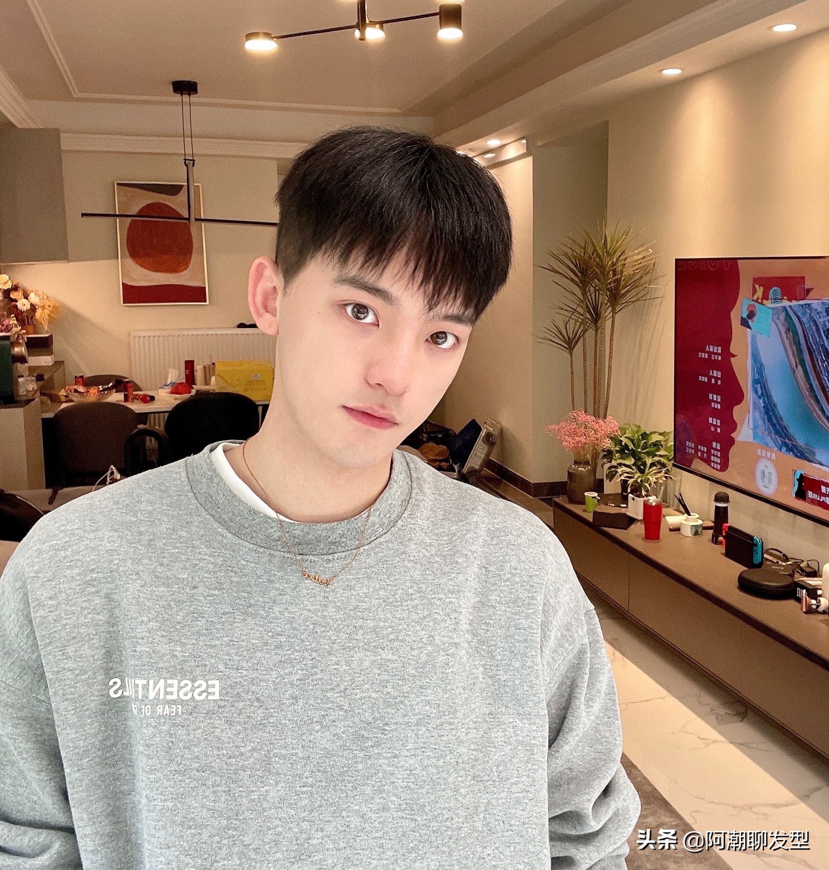 发型男生2021流行发型360度无死角,7-13岁学生霸气发型狼尾巴男生