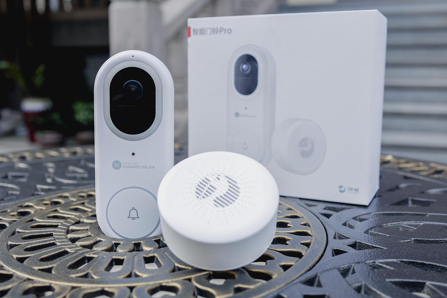 华为海雀智能门铃pro联动智慧屏,华为海雀智能门铃测评