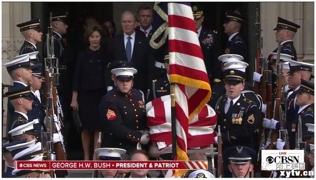 小布什致父亲悼词的视频,美国前总统小布什给老布什的悼词