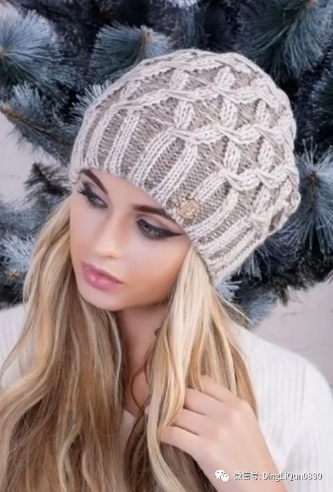 针织洋气气质帽子,针织帽子创意爆款