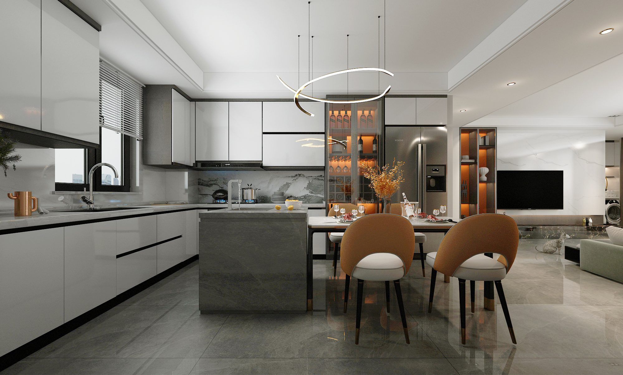 济南万科翡翠公园132平装修效果图,济南金科东方博翠170装修效果图