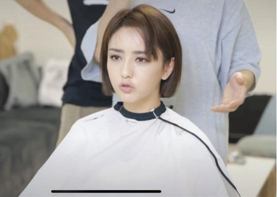 佟丽娅同款短发型的图片,佟丽娅短发半丸子头造型曝光