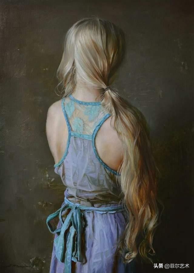 俄罗斯艺术家最美人体油画，性感逼真，宛如高清照片