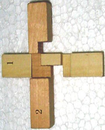 六根孔明锁的拆装方法,六根孔明锁