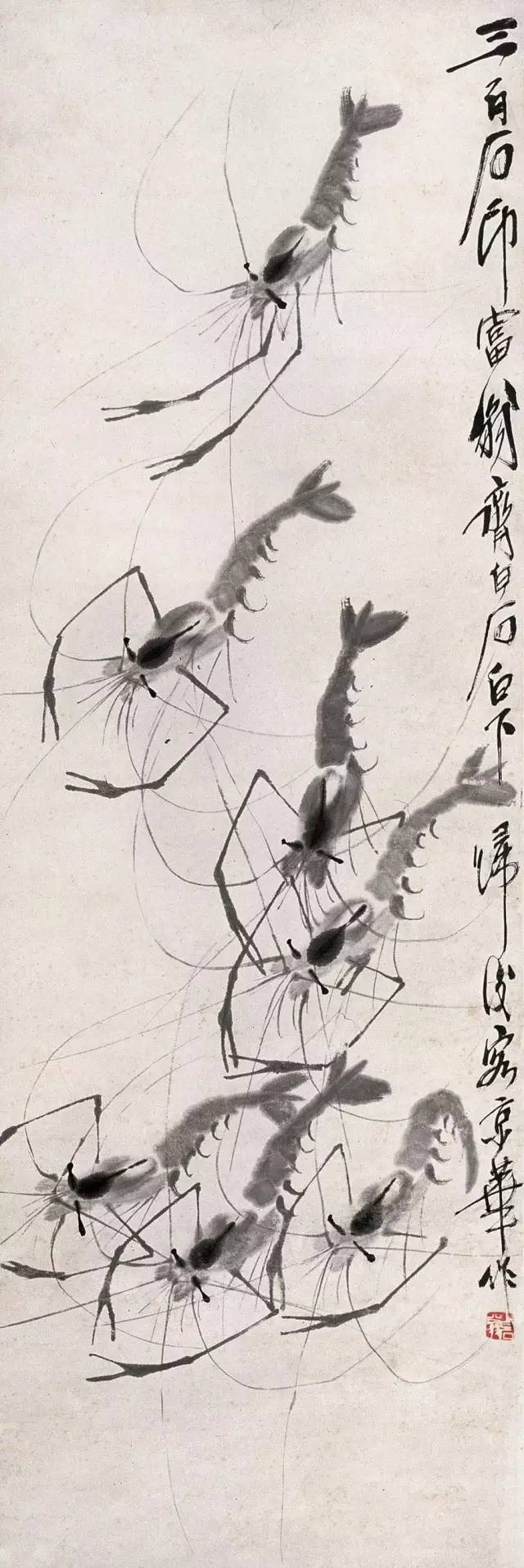 齐白石的虾徐悲鸿的马歇后语,齐白石画虾徐悲鸿画马还有谁