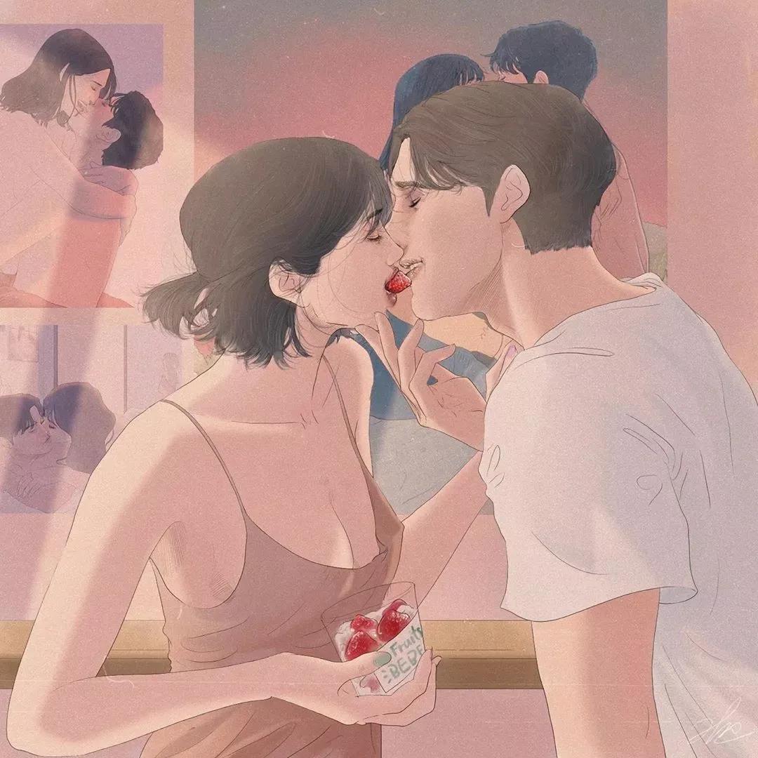 虐哭！韩国小伙用插画撩拨10万粉丝，网友：“这波狗粮”真酸啊