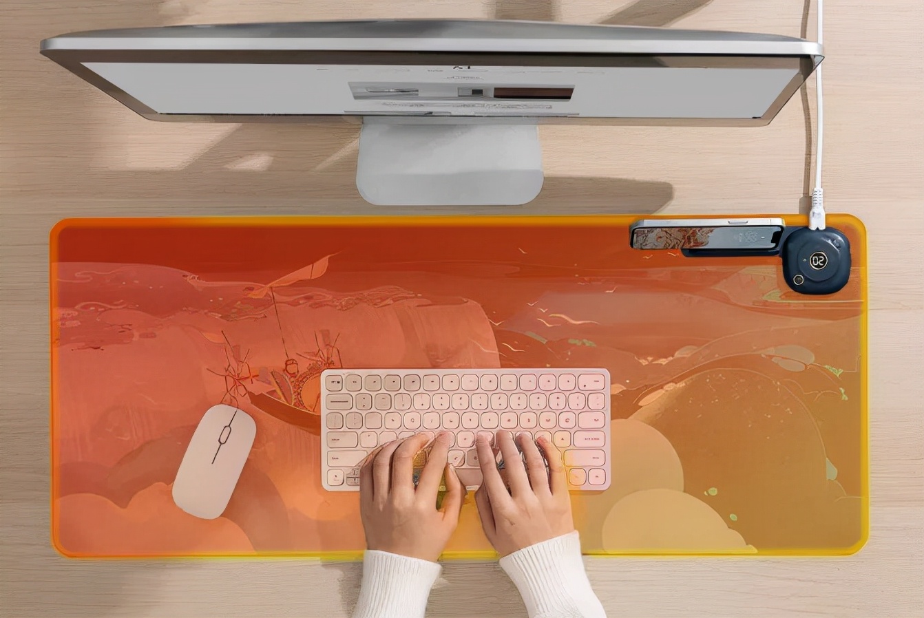 冬日氛围感桌面,冬日氛围感桌上用品