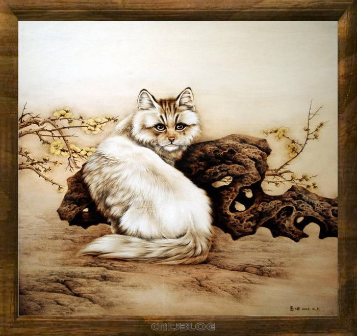 教你画画侧脸,烙画美图