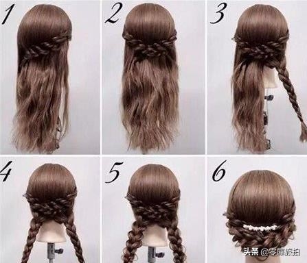 2020最洋气新娘盘发图片,一款凸显出新娘时尚个性的盘发