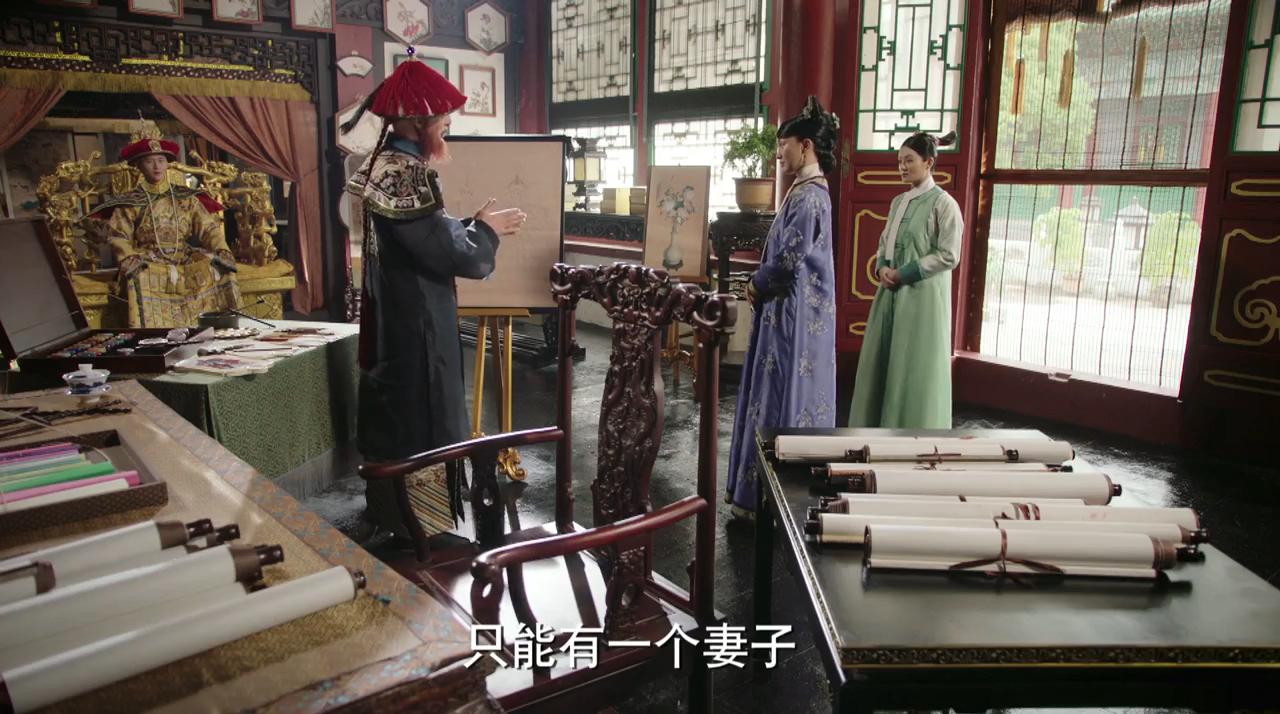 如懿传郎世宁给容妃作画,郎世宁给如懿乾隆画画