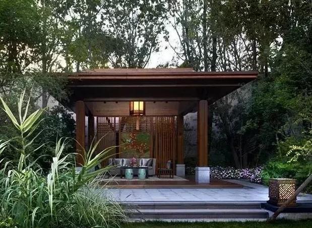 庭院景观亭效果图大全,庭院廊亭设计