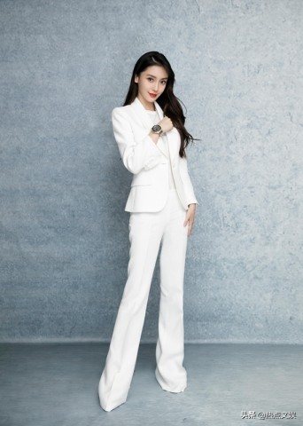 angelababy中超联赛开幕式,angelababy活动现场礼服原图