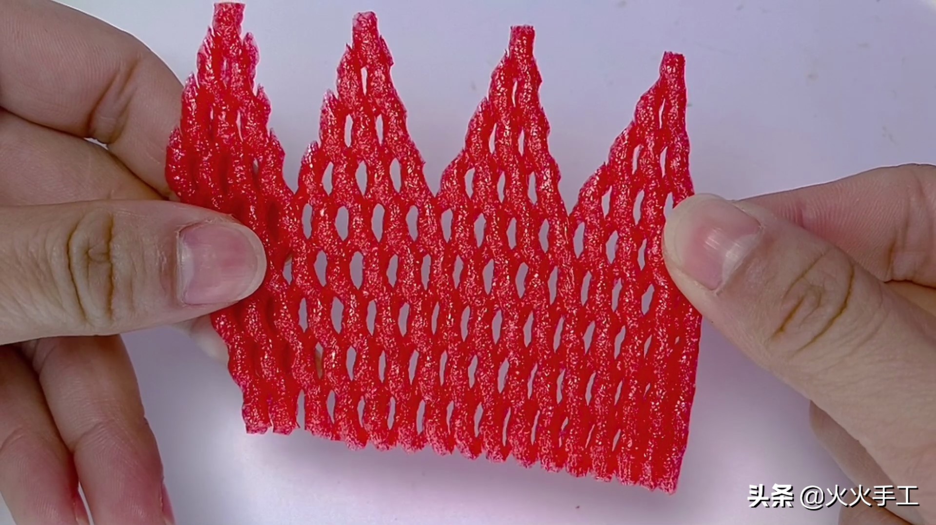 超简单的儿童手工水果网,适合女生做的水果小手工