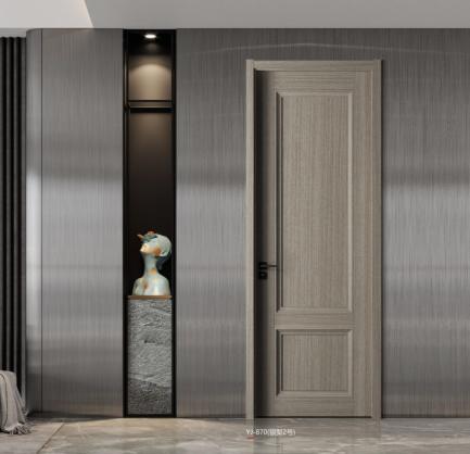 永佳无漆木门浅灰色,永佳无漆木门图片大全