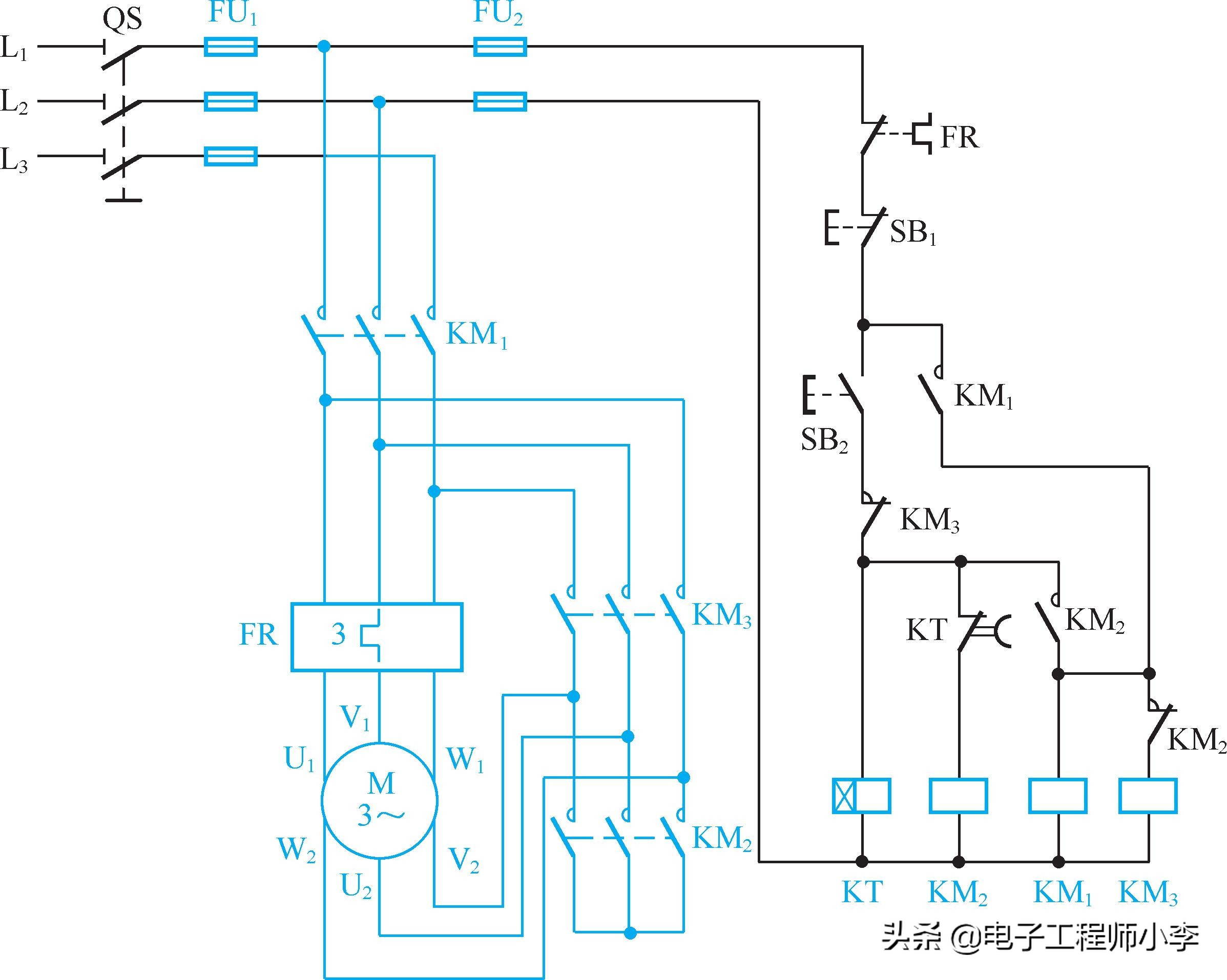 三相异步电动机控制线路检修方法,图解电动机控制电路故障处理200例