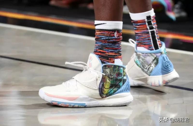 开拓者格兰特上脚,球星上脚球鞋aj36日落