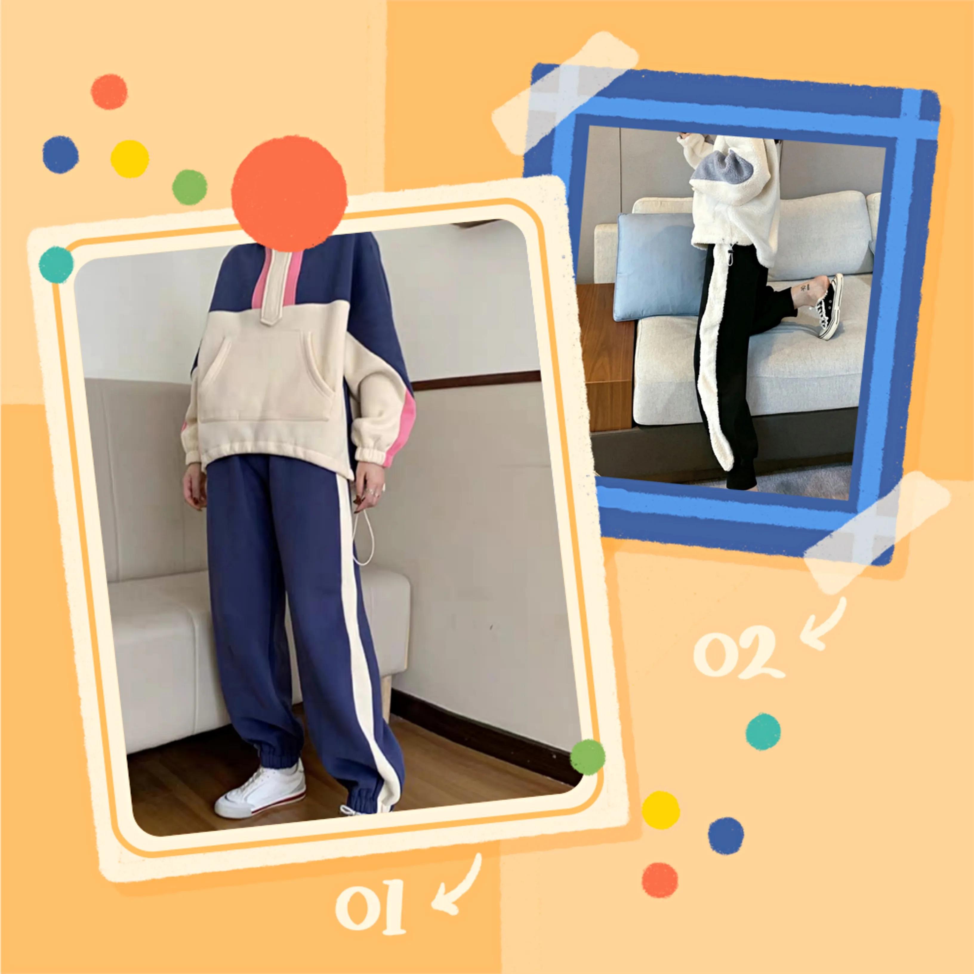 服装穿搭|容易被错过的裤子款式,冬天穿加绒运动裤太舒服了