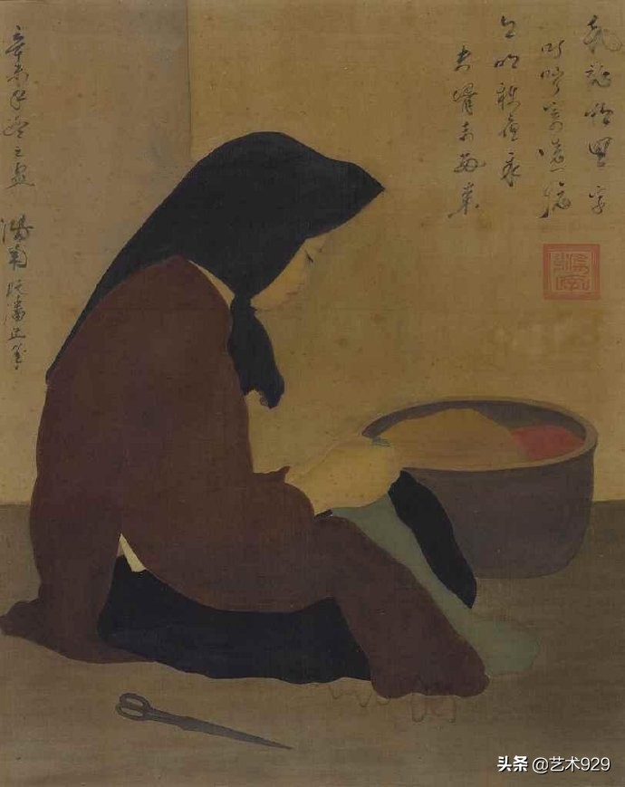 越南画家彩铅画 (越南画家肖像画)