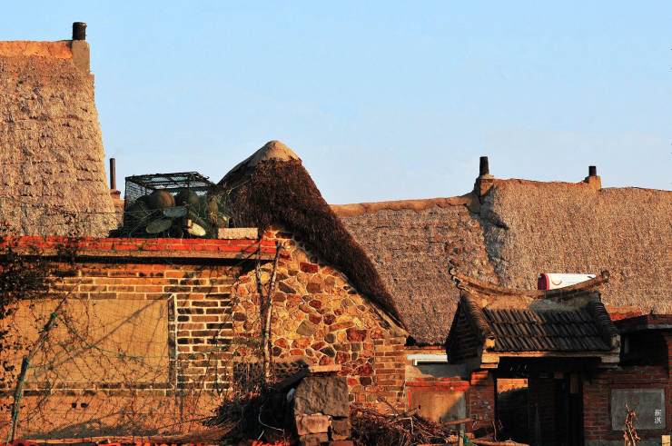 荣成海草房驿站,荣成生态民居海草房