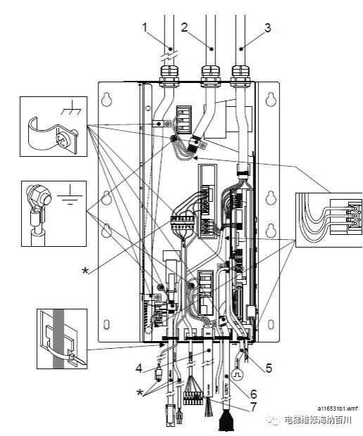 通力kdl16s变频器详解,通力电梯kdl16l线路图