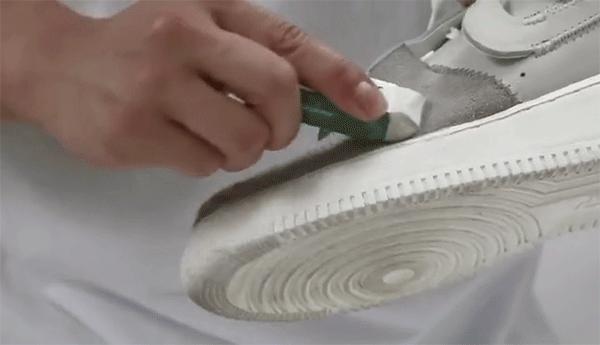 白球鞋说脏就脏？一块橡皮擦，一擦即净，无需水洗