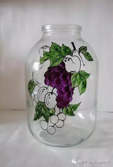 创意diy手工制作玻璃瓶彩绘,玻璃瓶彩绘手工